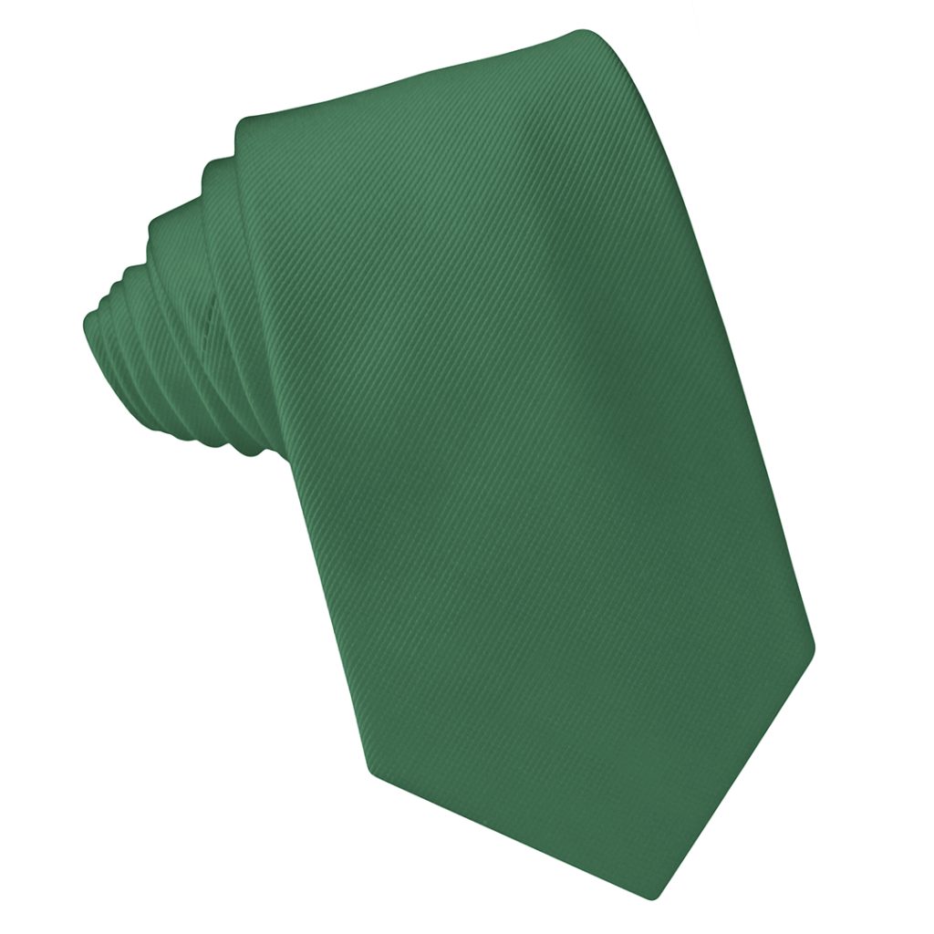 Corbata Seda Color Liso Verde